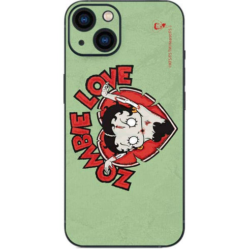 Betty Boop Zombie Love iPhone 14 Skin